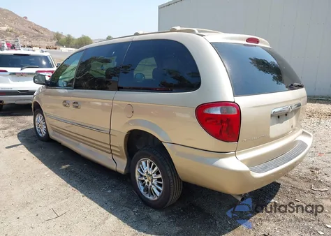 2001 Chrysler Town & Country Limited z USA, uszkodzony, nr VIN 2C8GP64L41R233886